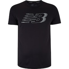 Camiseta Masculina New Balance Manga Curta Printed Run