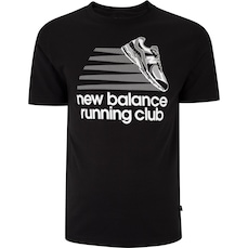 Camiseta Masculina New Balance Manga Curta Athletics Running Club