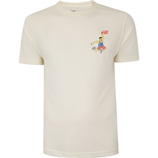 Camiseta Masculina New Balance Manga Curta Athletics Hoops Cartoon