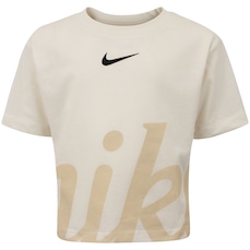 Camiseta Infantil Nike Manga Curta Cozy Graphic