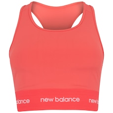 Top Fitness com Bojo Removível New Balance Média Sustentação Sport Essentials Active