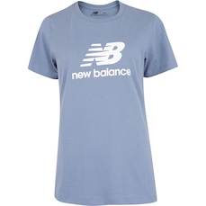 Camiseta Feminina New Balance Manga Curta Essentials
