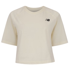Blusa Cropped Feminina New Balance Manga Curta 95 Graphic