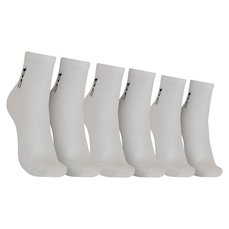 Kit de Meias On Running Cano Médio Logo Sock Mid Adulto 3 pares