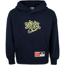 Blusão Infantil Nike com Capuz Cob Fleece