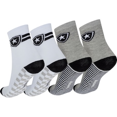 Kit de Meias do Botafogo Rikam Soquete Tamanho 29 ao 33