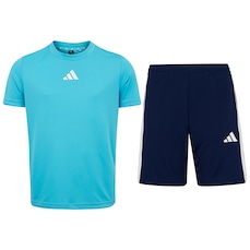 Conjunto Infantil adidas 3 Stripes Bermuda + Camiseta