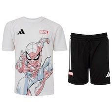 Conjunto Infantil adidas x Marvel Spider Man Camiseta + Bermuda
