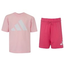 Conjunto Infantil adidas Big Logo Camiseta + Bermuda