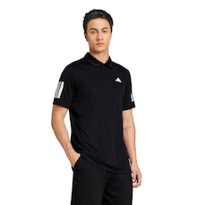 Camisa Polo Masculina adidas Club 3 Listras