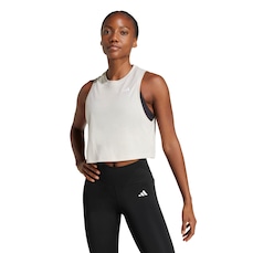 Blusa Cropped Regata Feminina adidas Essentials