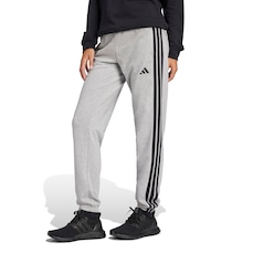 Calça Feminina adidas Essentials French Terry Cuffed 3 listras