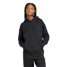 Blusa de Moletom Feminina adidas com Capuz ALL SZN