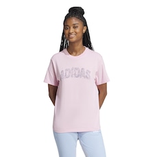 Camiseta Feminina adidas Manga Curta Gráfica