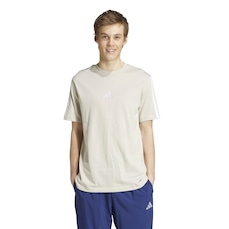 Camiseta Masculina adidas Manga Curta 3 Stripes