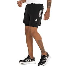 Bermuda Masculina adidas Own The Run 2 em 1