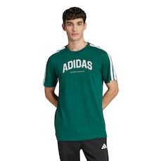 Camiseta Masculina adidas Manga Curta Gráfica 3 Listras