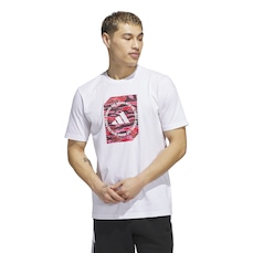 Camiseta Masculina adidas Manga Curta Grafica Camo