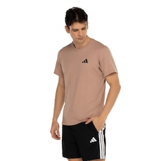 Camiseta Masculina adidas Manga Curta Essentials 3 Listras