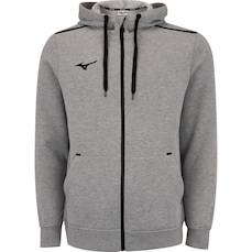 Jaqueta de Moletom Masculina com Capuz Zipper