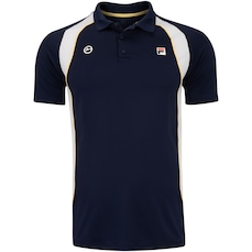 Camisa Polo Fila Masculina Manga Curta Backspin Sleeve Rio Open