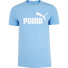 Camiseta Masculina Puma Manga Curta Essentials Logo Tee