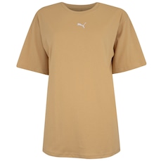 Camiseta Feminina Puma Manga Curta Ess Relaxed Tee