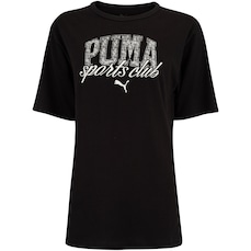 Camiseta Feminina Puma Manga Curta Class Relaxed