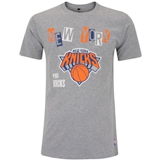 Camiseta do New Yorks Knicks NBA Masculina Collage N0106