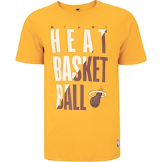 Camiseta do Miami Heat NBA Masculina Colorful N0109