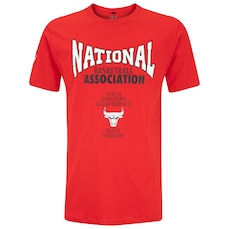 Camiseta do Chicago Bulls Masculina NBA Manga Curta Teams N0116