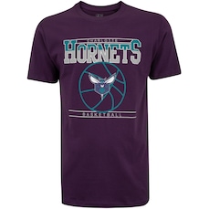 Camiseta do Charlotte Hornets NBA Masculina Box Out N0126