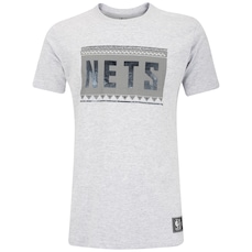 Camiseta do Brooklyn Nets NBA Masculina Estampada N518A
