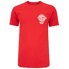 Camiseta do Chicago Bulls NBA Masculina Manga Curta Estampada N551A