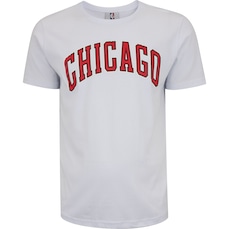 Camiseta do Chicago Bulls Masculina NBA Manga Curta Estampada N791