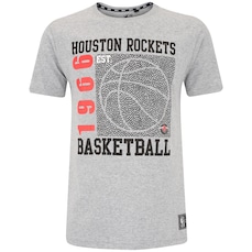 Camiseta do Houston Rockets Masculina NBA Manga Curta Since Time N0909A
