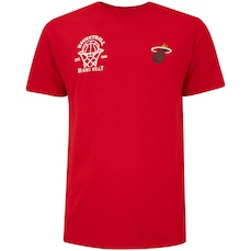 Camiseta do Miami Heat NBA Masculina Manga Curta Hit Hoop NB777