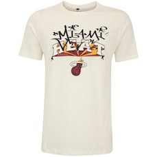 Camiseta do Miami Heat NBA Masculina Manga Curta Graffiti NB965