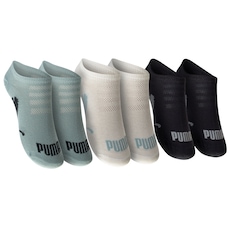 Kit de Meias Puma Sapatilha Invisível 3 Pares Infantil