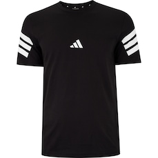 Camiseta Masculina adidas Manga Curta Future Icons 3 Listras