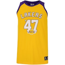 Camiseta Regata do Los Angeles Lakers NBA Masculina Banksh N1108