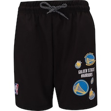 Conjunto do Golden State Warriors NBA Juvenil N1122 e N1127 Camiseta + Bermuda