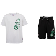 Conjunto do Boston Celtics NBA Juvenil N1123 e N1128 Camiseta + Bermuda