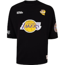 Camiseta do Los Angeles Lakers NBA Masculina N0527 Pennant