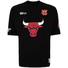 Camiseta do Chicago Bulls NBA Masculina Pennant N0539