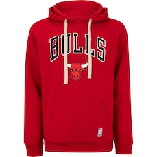 Blusão do Chicago Bulls NBA Masculino com Capuz Canguru N0641