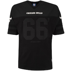 Camiseta do Chicago Bulls NBA Masculina Foot Aplique N0292