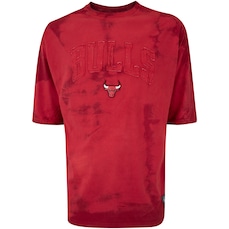 Camiseta do Chicago Bulls NBA Masculina Washed Logo N0303
