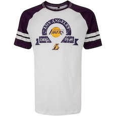 Camiseta do Los Angeles Lakers NBA Masculina Rag Restored NB173