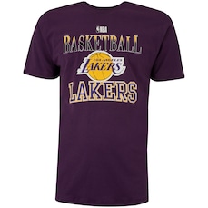 Camiseta do Los Angeles Lakers NBA Masculina Go Style NB348